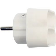 Listwy zasilające - OEM Rozgałęźnik 2 gniazda płaskie AC 230V 2,5A - Vorel 72400 - biały TOY-12787 - miniaturka - grafika 1