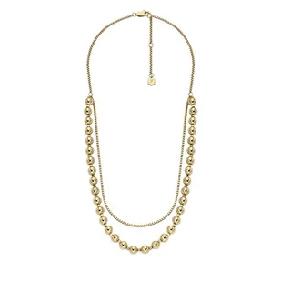 Naszyjnik Fossil All Stacked Up JA7248710 Złoty - Naszyjniki - miniaturka - grafika 1