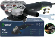 Szlifierki i polerki - SZLIFIERKA KĄTOWA Z REGULACJĄ OBROTÓW 125MM 1600W WUBER WR-AG-1600R - miniaturka - grafika 1