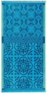 Ręczniki - Le Jacquard Fran ais Ręcznik plażowy Santorin Niebieski - miniaturka - grafika 1