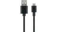 Kable USB - Kabel USB Goobay USB-A - microUSB 0.5 m Czarny - miniaturka - grafika 1