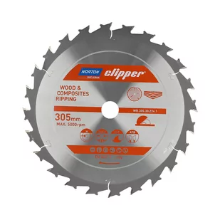 NORTON Tarcza pilarska widiowa 305x30mm WR.305.30.Z24.1  70184608071 - Akcesoria do elektronarzędzi - miniaturka - grafika 1