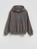 Bluzy dla chłopców - Reserved - Bluza z kapturem - ciemnoszary - miniaturka - grafika 1