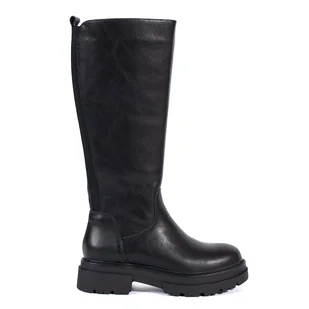 Czarne kozaki oficerki damskie Sergio Leone - Kozaki damskie - miniaturka - grafika 1