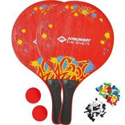 Tenis ziemny - Gra Plażowa Schildkrot zestaw rakietek Beach Ball Games czerwone 970153 - miniaturka - grafika 1