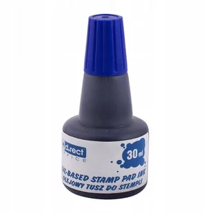 Leviatan Tusz stemple 30ml niebieski metalowe - Tusz do pieczątek - miniaturka - grafika 1