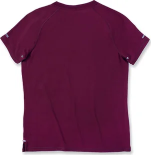 Carhartt Koszulka Carhartt LWD BORDEAUX - Koszulki męskie - miniaturka - grafika 1