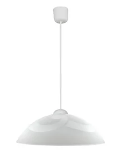 Candellux Lampa wisząca Monti 1 x 60 W E27 biała 31-54234 - Lampy sufitowe - miniaturka - grafika 1