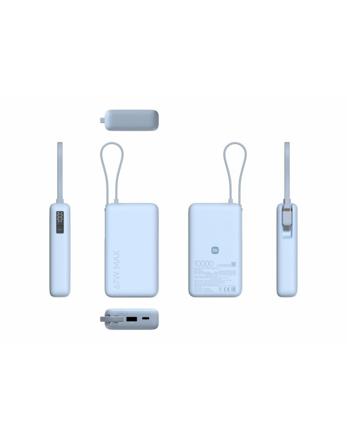 xiaomi PowerBank 10000 Integrated Cable 67W Ice Blue