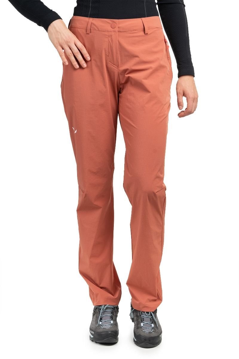 Salewa Spodnie trekkingowe damskie Puez Talvena DST Women jasnoczerwone 38_M