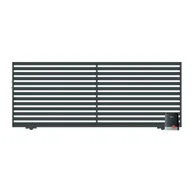 Ogrodzenia - Polbram Brama przesuwna bez przeciwwagi z automatem Lara prawa - miniaturka - grafika 1