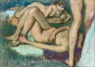 Plakaty - Galeria Plakatu, Plakat, Naked women, Edgar Degas, 40x30 cm - miniaturka - grafika 1