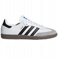 Buty sportowe męskie - Buty męskie trampki adidas Samba Og Originals skórzane białe 44 - miniaturka - grafika 1