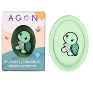 Mydła - Agon Kids Mint 50g mydło dla dziecka z zabawką niespodzianką - miniaturka - grafika 1
