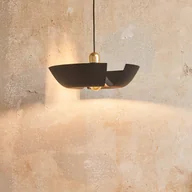 Lampy sufitowe - Lampa wisząca AYTM Cycnus, czarna, Ø 30 cm, aluminium, E27 - miniaturka - grafika 1