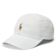 Czapki męskie - Czapka z daszkiem Polo Ralph Lauren 211954881002 Biały - miniaturka - grafika 1