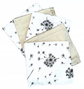 Czas Bobasa Pieluszki Ulewajki Muślinowe 5Szt 38X38 Dmuchawce 0264 - Pieluchy - miniaturka - grafika 1