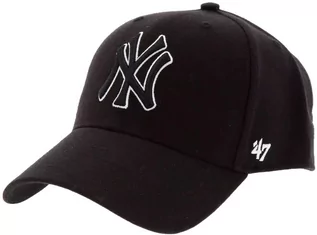 Czapki i chusty sportowe męskie - 47 Brand New York Yankees MVP Cap B-MVPSP17WBP-BKC Rozmiar: One size - grafika 1