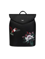 Plecaki - Plecak miejski damski Vuch Joanna Oasis Czarny Czarny Jeden rozmiar - miniaturka - grafika 1