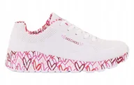 Buty sportowe damskie - Buty młodzieżowe Skechers Uno Lite 314976L-WRPK - miniaturka - grafika 1