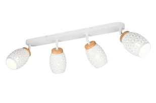 Oprawa ścienno-sufitowa listwa BIDAR 4xE14 - biały - Oprawy, klosze i abażury - miniaturka - grafika 1