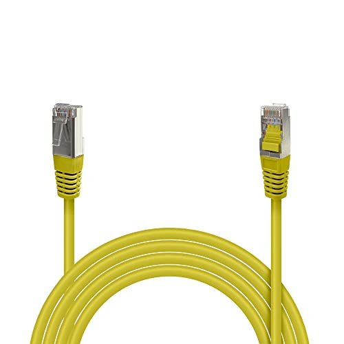 Waytex 33522 Kabel sieciowy RJ45 Cat6 Ekranowany FTP 5 m Żółty