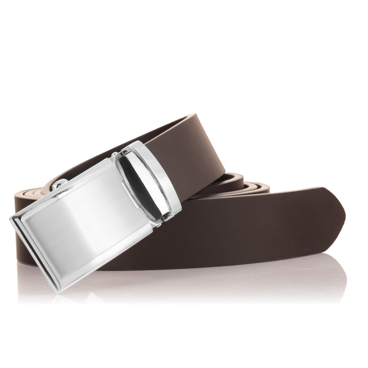 Pasek antyalergiczny Lindenmann 5001 - ciemny brąz 115 cm