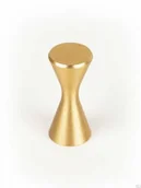 Zawiasy, okucia i inne akcesoria - Gałka meblowa Diabolo Aluminiowa Złota Szczotkowana - miniaturka - grafika 1