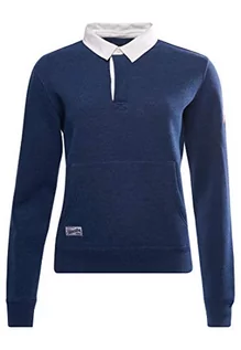 Koszulki i topy damskie - Koszulka damska Superdry Rugby Sweatshirt, Dark Navy Marl, 34 - grafika 1