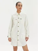 Sukienki - Lee Sukienka jeansowa Unionall 112349527 Écru Regular Fit - miniaturka - grafika 1