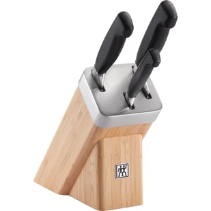 ZWILLING FOUR STAR Zestaw 3 noży w bloku samoostrzącym - Nożyce kuchenne - miniaturka - grafika 1
