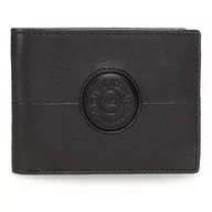 Portfele - Pepe Jeans Cracker Portfel Poziomy z Portmonetką Czarny 11,5x8x1 cms Skóra, czarny, Talla única, Portfel poziomy z portmonetką - miniaturka - grafika 1