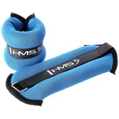 Pozostały sprzęt i akcesoria do ćwiczeń - HMS OB04 BLUE OBCIĄŻNIKI NA RĘCE I NOGI 2 x 1KG - miniaturka - grafika 1