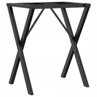 Meble modułowe i akcesoria - Nogi do stołu, w kształcie litery X 60x40x73 cm, żeliwo - miniaturka - grafika 1