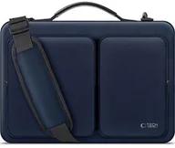 Torby na laptopy - Tech-Protect Torba na laptopa 13-14" na ramię, Defender Bag, granatowa - miniaturka - grafika 1