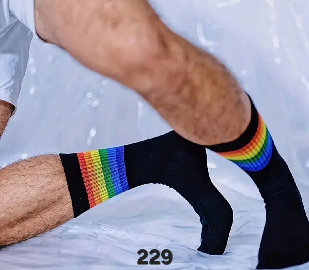 Czarna skarpety LGBT nowe (229)