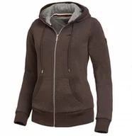 Kurtki jeździeckie - Schockemohle Bluza z kapturem CASSIE damska - tobacco melange - miniaturka - grafika 1