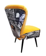 Fotele - Fotel PRL nogi czarne Wzór - miniaturka - grafika 1