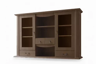 Nadstawka BRITON ciemny dąb, 165x106x42 cm - Szafy - miniaturka - grafika 1