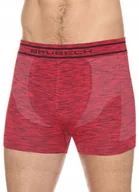 Majtki męskie - BOKSERKI MĘSKIE BRUBECK FUSION bezszw. BX10780 r XL - miniaturka - grafika 1
