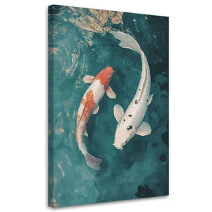Feeby Obraz na płótnie, Ryby Koi Japońskie 70x100cm - Obrazy i zdjęcia Feeby Obraz na płótnie, Ryby Koi Japońskie 70x100cm - Obrazy i zdjęcia - miniaturka - grafika 1
