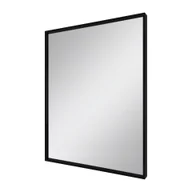 Lustra - Lustro łazienkowe prostokątne 50x60 cm Dubiel Vitrum One w ramie czarny szczotkowany - miniaturka - grafika 1