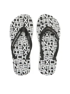 Armani Exchange Japonki XUQ002 XV676 N814 Czarny - Klapki i japonki męskie - miniaturka - grafika 1