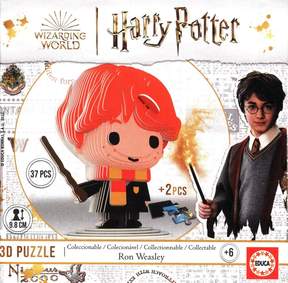 Puzzle 3D, Harry Potter Ron Weasley, 37 el.