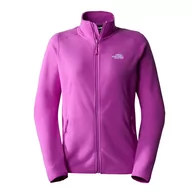 Bluzy sportowe damskie - Bluza The North Face 100 Glacier 0A5IHOLV11 - fioletowa - miniaturka - grafika 1