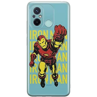 Etui Iron Man 009 Marvel Nadruk pełny Niebieski Producent: Xiaomi, Model: REDMI 12C/ REDMI 11A - Etui i futerały do telefonów - miniaturka - grafika 1