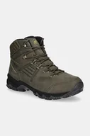 Buty trekkingowe męskie - Mammut buty Mercury IV Mid GTX męskie kolor zielony lekko ocieplone - miniaturka - grafika 1