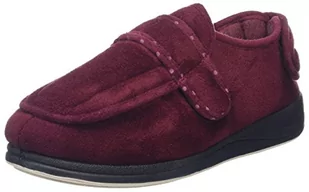 Padders Damskie kapcie Enfold Hi-Top, Tkanina czerwona bordowa, 41 EU - Kapcie damskie - miniaturka - grafika 1