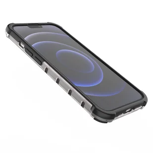 Honeycomb etui pancerny pokrowiec z żelową ramką iPhone 13 Pro niebieski - Etui i futerały do telefonów - miniaturka - grafika 11