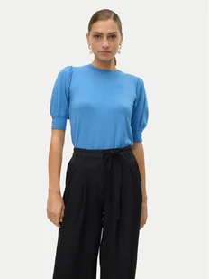 Vero Moda Bluzka Hollykaris 10310577 Niebieski Regular Fit - Bluzki damskie - miniaturka - grafika 1